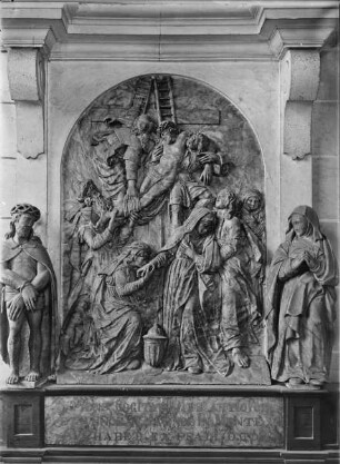 Votivtafel: Kreuzabnahme