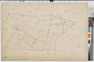 Liesborn (Wadersloh), Flurbereinigung Liesborn, Bl.19 Zuteilungskarte Flur 19