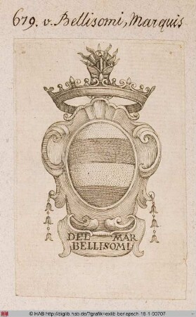 Wappen des Marquis de Bellisomi