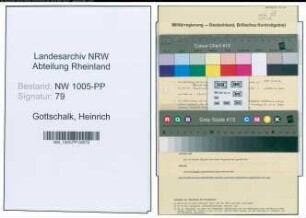 Entnazifizierung Heinrich Gottschalk , geb. 05.06.1906 (Angestellter)