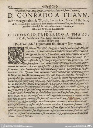 Nobilissimis, Magnificis, Strenuis, ac literatissimis Dominis...