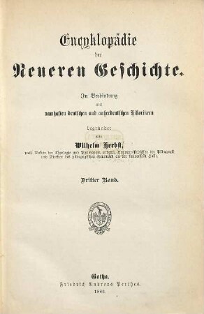 Encyklopädie der Neueren Geschichte : in Verbindung mit namhaften deutschen und außerdeutschen Historikern, 3. Karlisten-Nikolaus