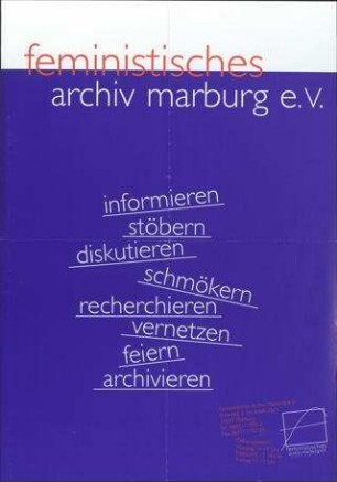 Feministisches Archiv Marburg e.V.