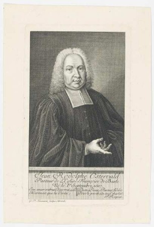 Bildnis des Jean Rodolphe Ostervald