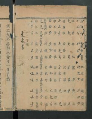 Juwan juwe uju = 十二字頭