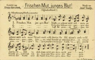 Frischen Mut, junges Blut!