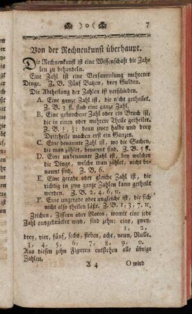 Von der Rechenkunst überhaupt.