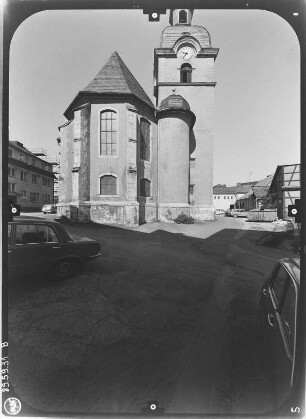 Suhl. Marienkirche (Hauptkirche St. Marien, 1753/1756). Ansicht von Osten