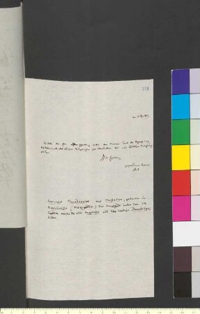 Brief von Hand, Ferdinand Gotthelf an Goethe, Johann Wolfgang von
