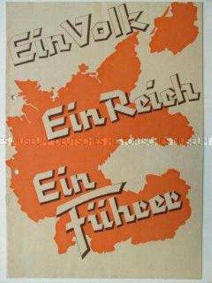 Sonderdruck zur Abstimmung über den "Anschluss" Österreichs vom 10.04.1938