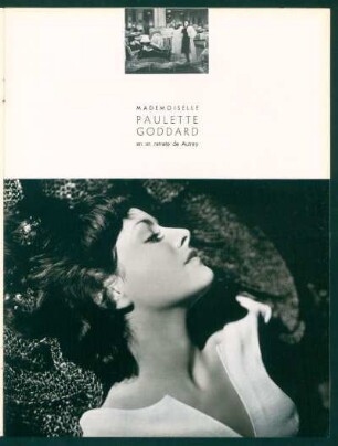 Mademoiselle Paulette Goddard - en un retrato de Autrey