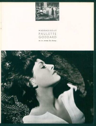 Mademoiselle Paulette Goddard - en un retrato de Autrey