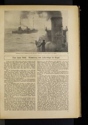 Begegnung zweier Torpedoboote auf hoher See.