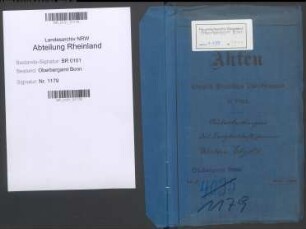 Etzold; Walter, Bergassessor; Prüfungs- u. Personalakten Band 1 (Ausarbeitungen)