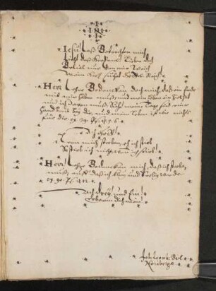 Beil, Johann Leonhard / Widmung