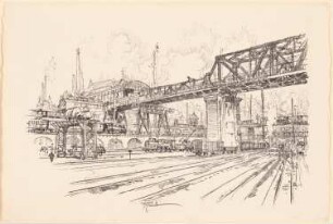 Gleisdreieck, Berlin: Perspektivische Ansicht