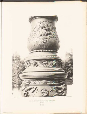 Kandelaber vor dem Brandenburger Tor, Berlin: Detail (aus: Neubauten der Stadt Berlin, Bd. IV, 1905)