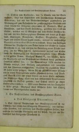 3. Die Nachbarländer des Großherzogthums Baden