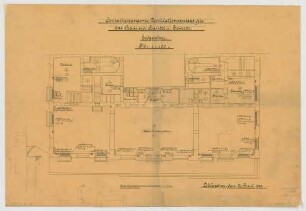 Thiersch, Friedrich von; München; Haus für Handel und Gewerbe - Heizung, Ventilation (Grundriss EG)
