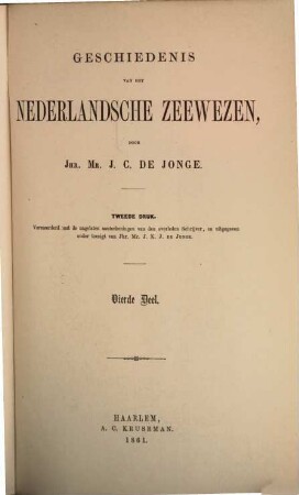 Geschiedenis van het Nederlandsche zeewezen. 4