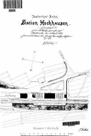 Hochhausen (Tauber): Nebengebäude Ökonomiegebäude Lageplan