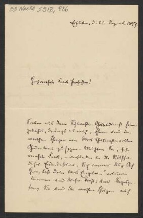 Brief an Hermine Bargiel : 31.12.1897