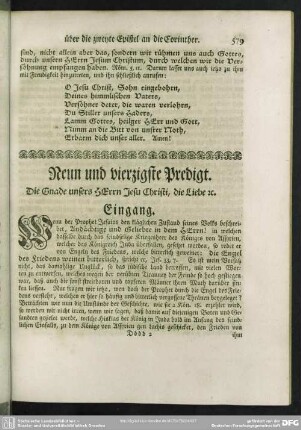 Neun und vierzigste Predigt