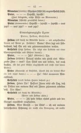 Einundzwanzigste Szene