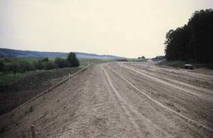 Dammschüttung bei km 533,1 Blick nach Norden.