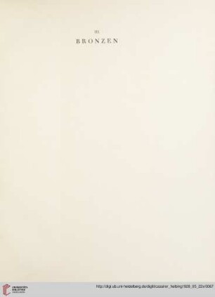 III. Bronzen (Nr. 155-208)