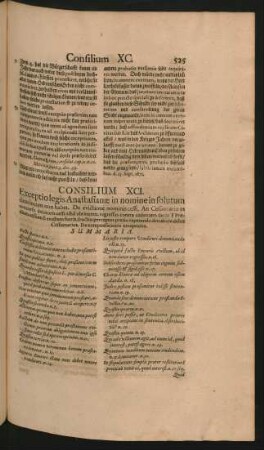 Consilium XCI - Consilium C