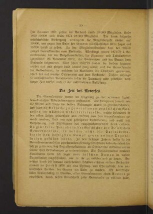 Die Zeit des Reverses.