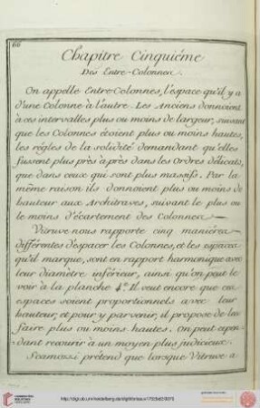 Chapitre Cinquième