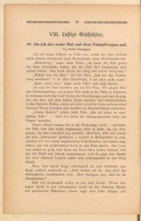 VIII. Lustige Geschichten