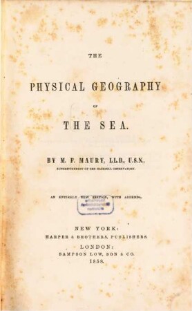 The physical geography of the sea