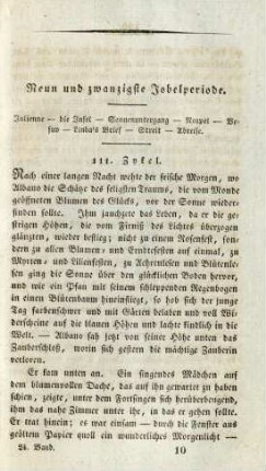 Neun und zwanzigste Jobelperiode