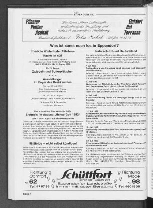 Erstmals im August: "Hanse-Golf 1992"