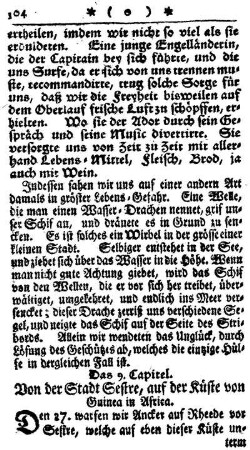9. Von der Stadt Sestris auf der Küste von Guinea in Africa