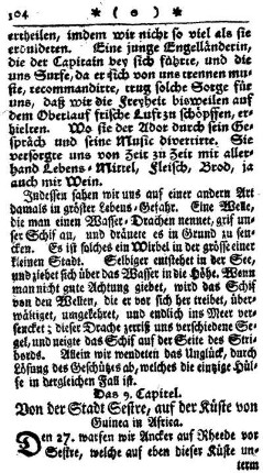 9. Von der Stadt Sestris auf der Küste von Guinea in Africa