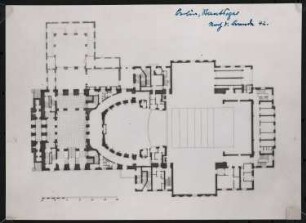 Königliche Oper (auch: Staatsoper unter den Linden, Lindenoper), Berlin: Grundriss