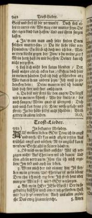 Trost-Lieder.