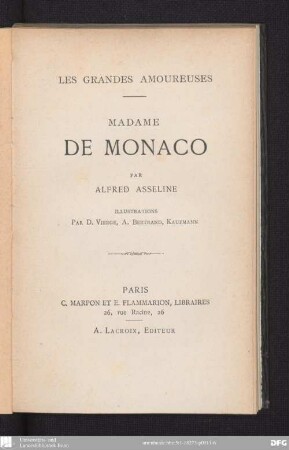 Madame de Monaco