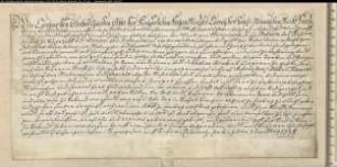 Corveyscher Lehnbrief für das Kloster Nazareth über die beiden Güter vor Stormede und Eringhausen.