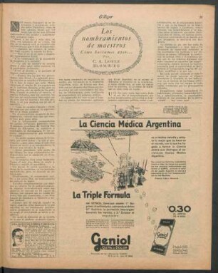 Los nombramientos de maestros : Cómo hacíamos ayer...