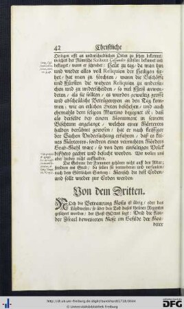 Von dem Dritten.