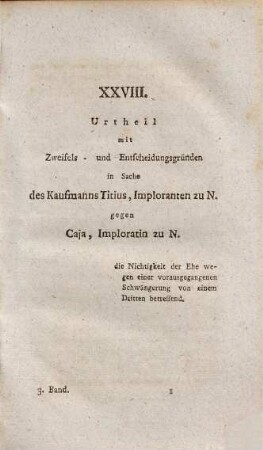 Auserlesene Rechtsfälle und Ausarbeitungen : vom ... Gönner, 3