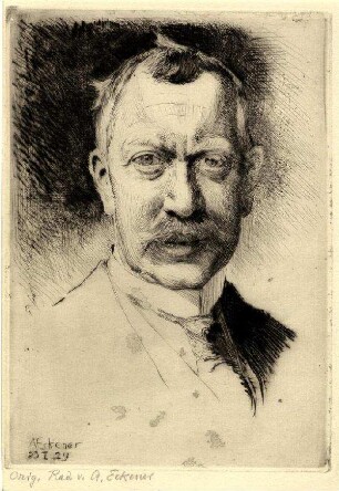 Bildnis von Alexander Eckener (1870-1944)