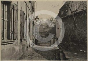 Zugang zum Rostschen Haus in Lauban