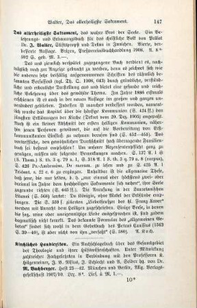 147-150 [Rezension] Kirchliches Handlexikon