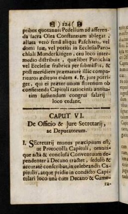124-128, Caput VI